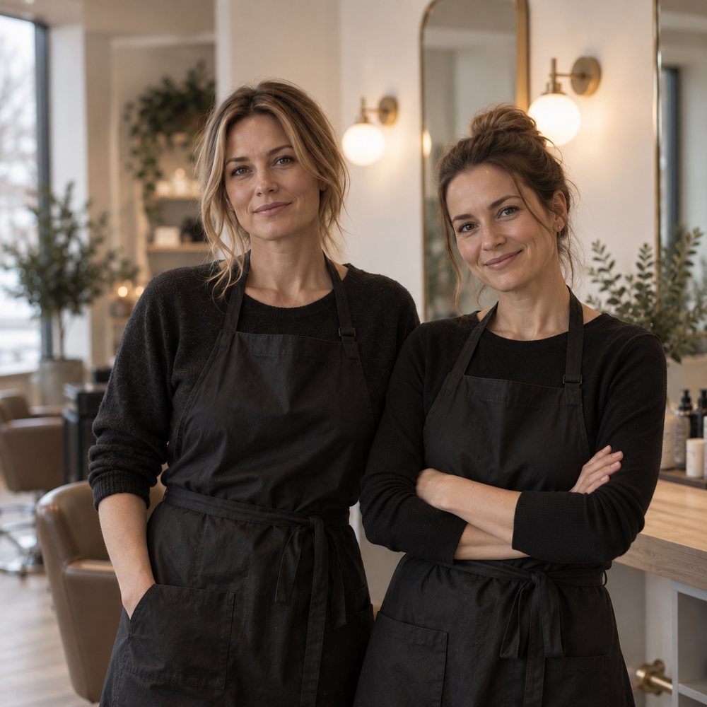 Vera Lindfors och Moa Rehn i Salong Vira